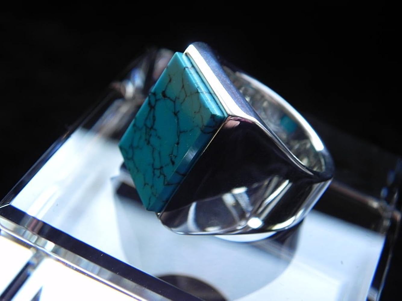 Amazon | ターコイズリング メンズリング リング インディアン